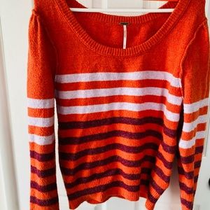 Free People balloon shoulder sweater